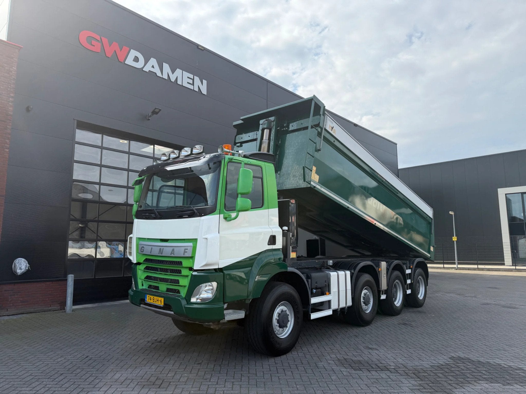 Ginaf X 4446 TS 8x8 22 m3 Tipper Euro 6, 460 ch, Achat, 338 kW, Diesel