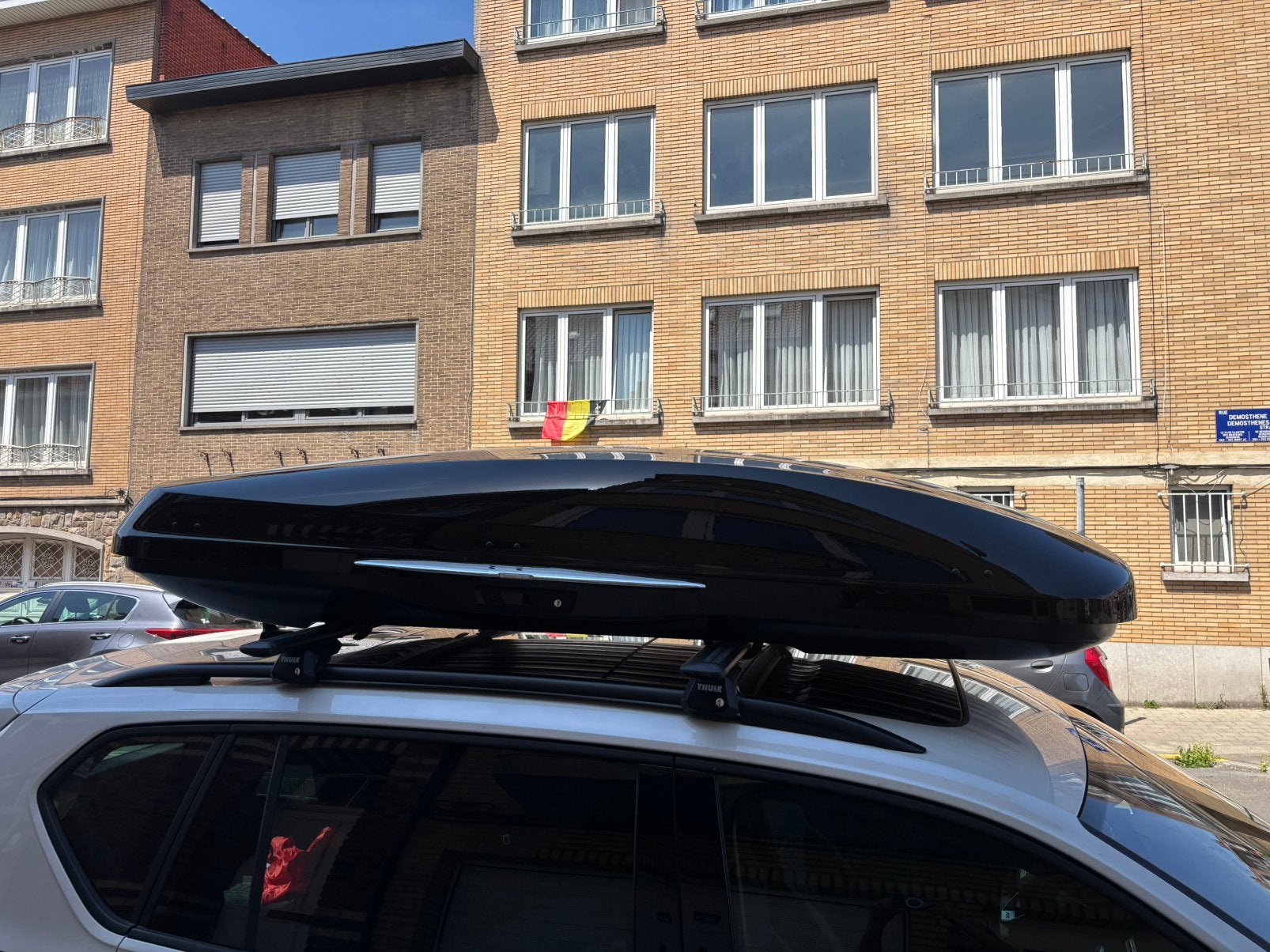 Grand coffre de toit Mercedes 590 litres, Enlèvement, Comme neuf