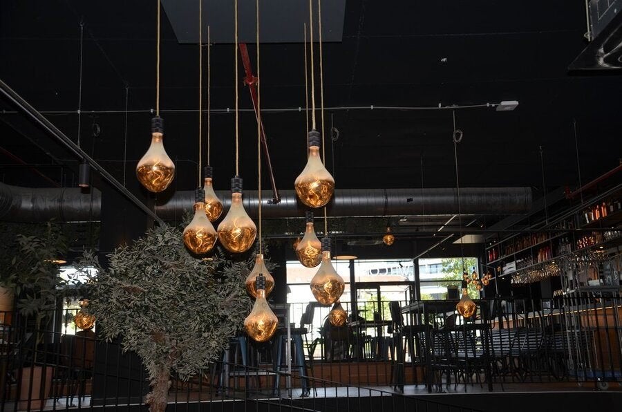 3x Grote decoratieve hanglamp – horeca / restaurant / bar, Ophalen, Zo goed als nieuw