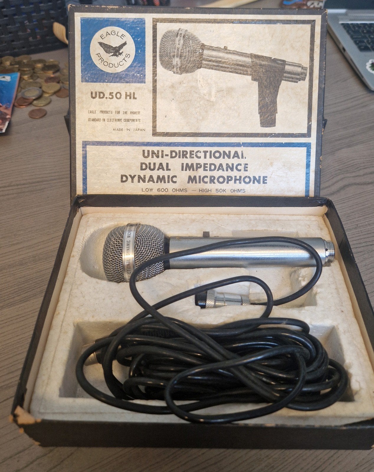 Microphone vintage Eagle Products, Musique & Instruments, Enlèvement ou Envoi