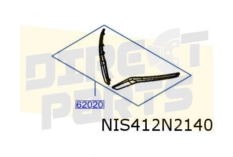 Nissan Townstar (1/22-) (XFK) sierlijstenset voorbumper Link, -, -, Nieuw, Bumper