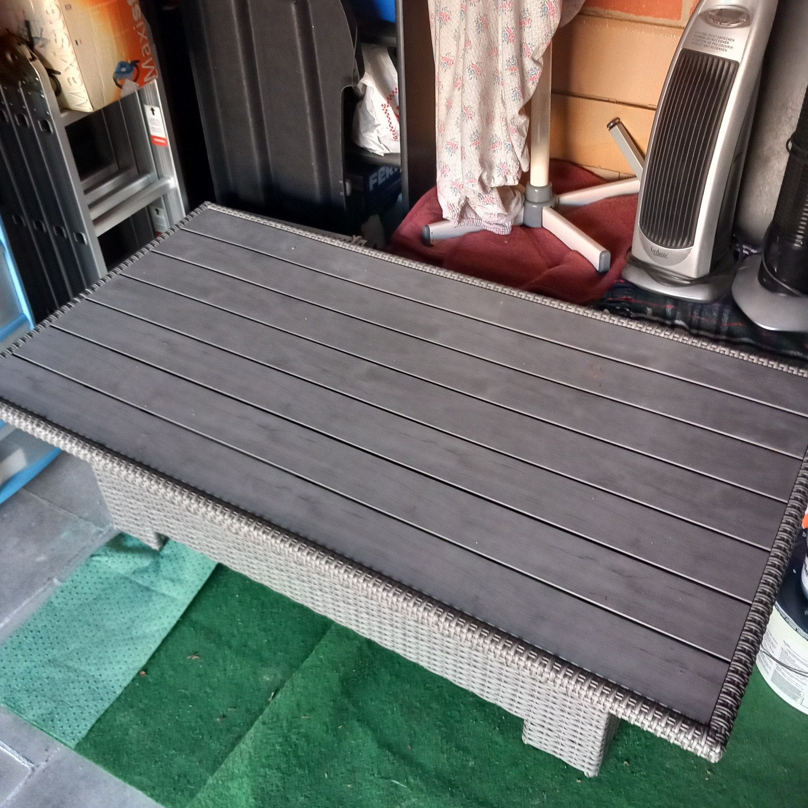 Tuintafel, Ophalen