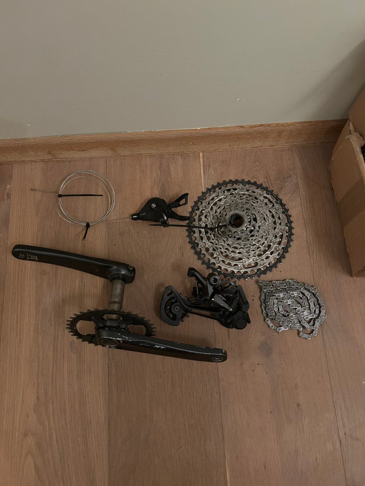 Shimano xt mix groepset, Fietsen en Brommers, Ophalen of Verzenden, Zo goed als nieuw
