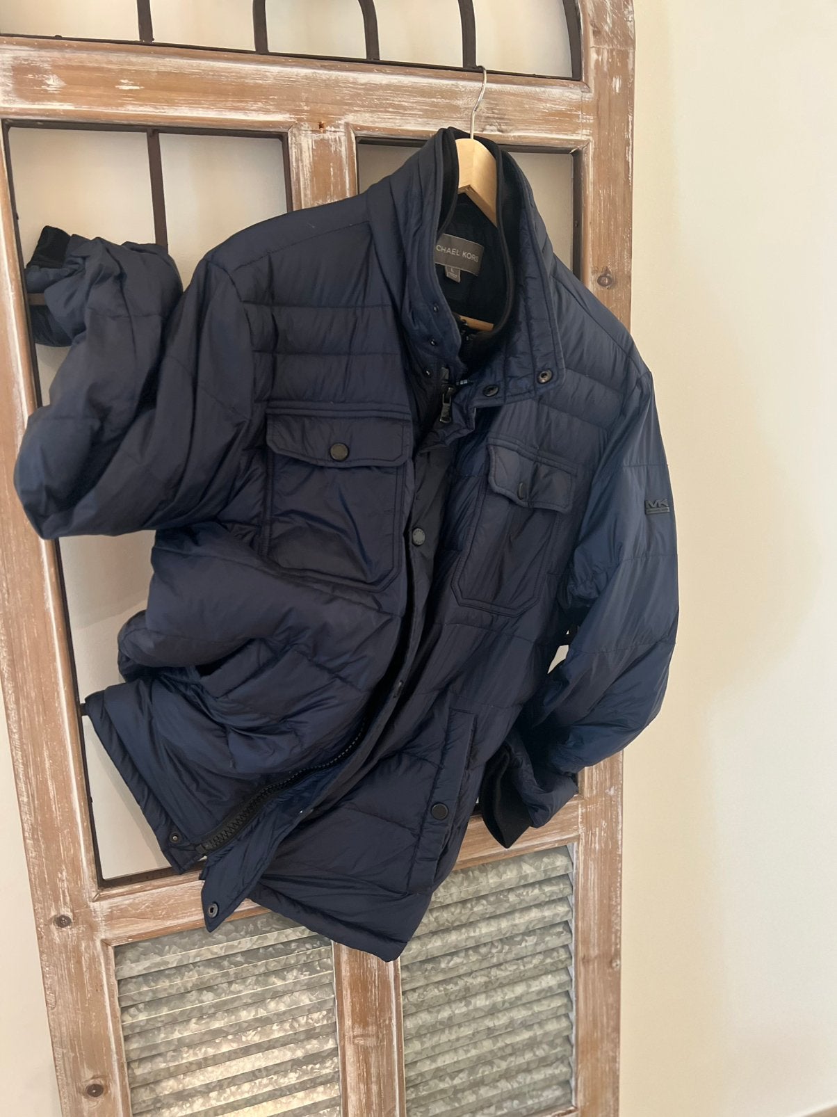 Michael Kors/ marine/ maat L/ €49, Kleding | Heren, Ophalen of Verzenden, Zo goed als nieuw, Maat 52/54 (L)
