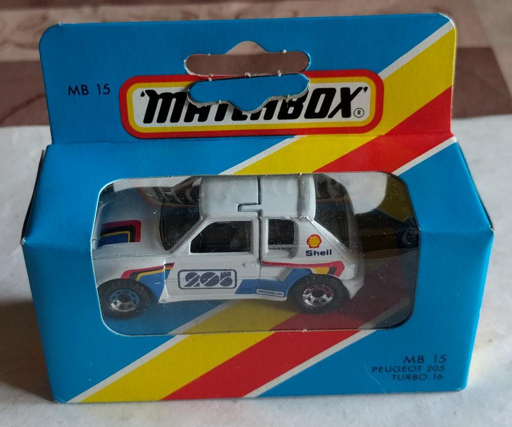 Matchbox Peugeot 205 Turbo 16, Ophalen of Verzenden, Zo goed als nieuw, Auto