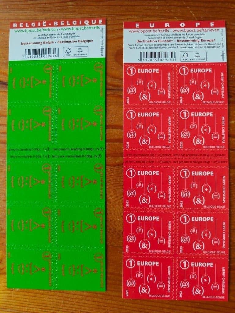 2023 postzegels - Kerstsymboliek (Boekje 183 & 184), Ophalen of Verzenden, Zonder stempel, Postfris, Postfris