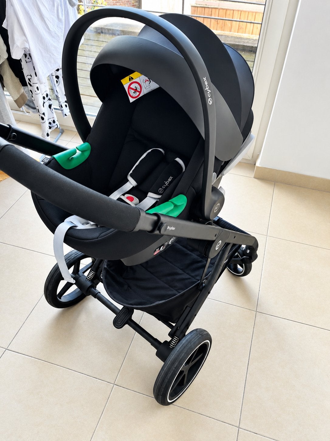 Te koop: Cybex 3-in-1 buggy + Cybex Silver Pallas autostoel, Ophalen, Zo goed als nieuw