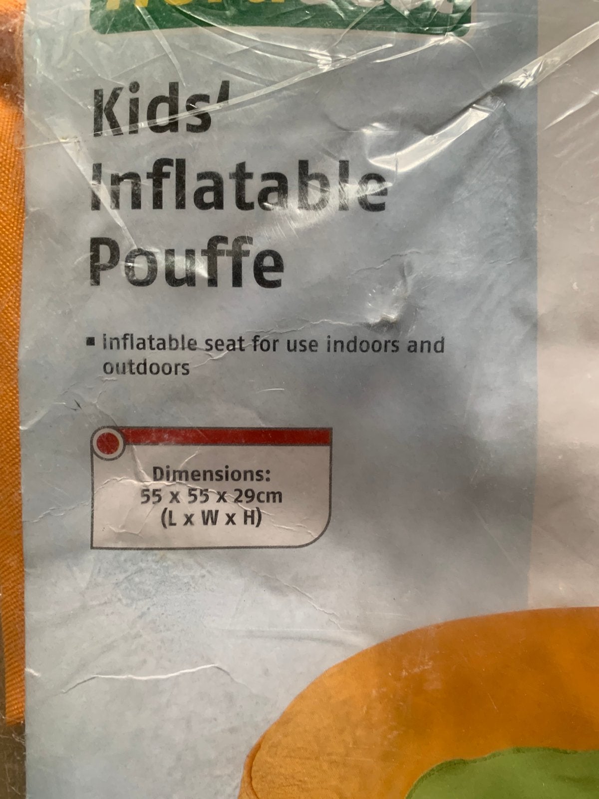 Pouffe gonflable pour enfant, Enlèvement, Neuf, Rond