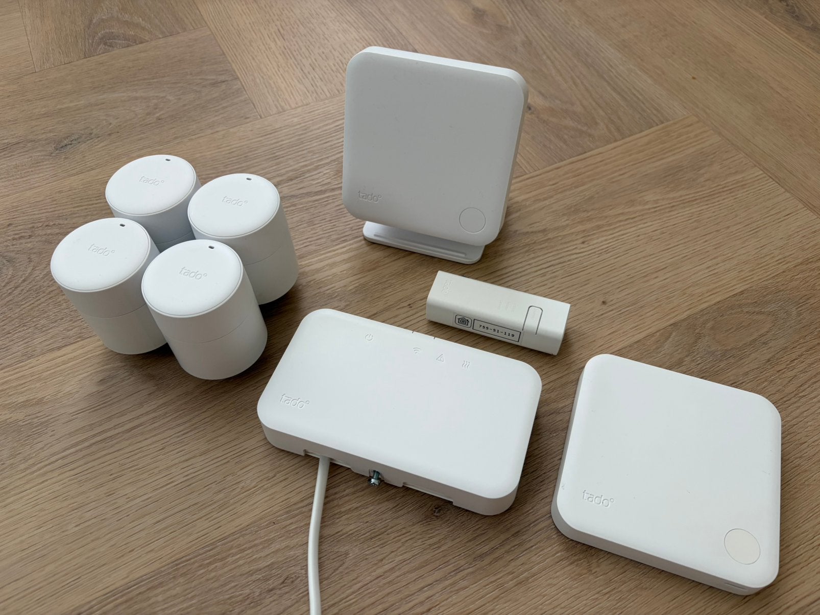 Tado v3 slimme thermostaat complete set, Bricolage & Construction, Thermostats, Comme neuf, Thermostat intelligent, Enlèvement