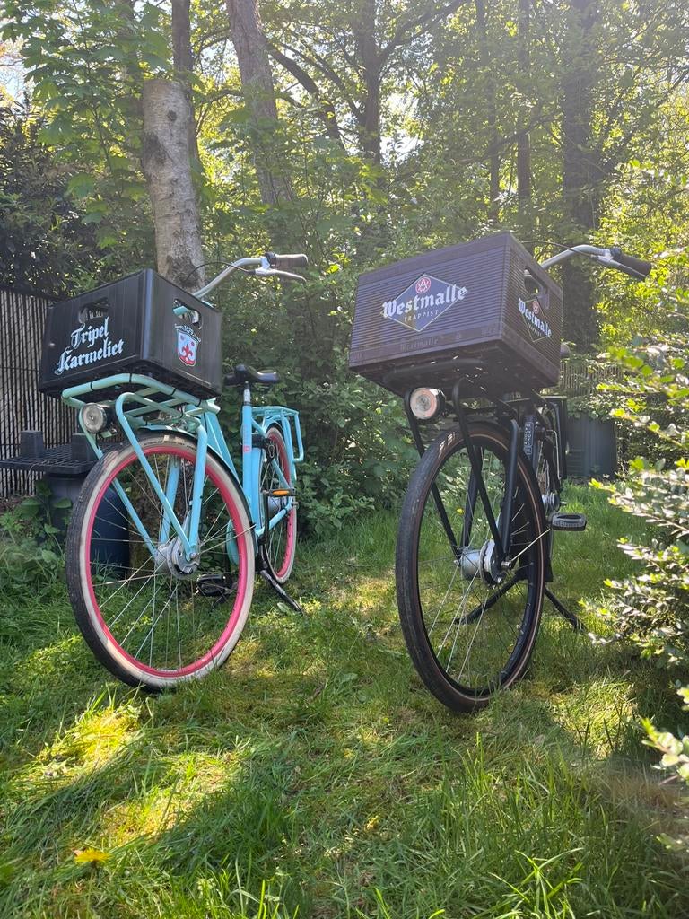 2 Gazelle fietsen HeavyDuty, Fietsen en Brommers, Ophalen, Velgrem, Versnellingen, 53 tot 56 cm