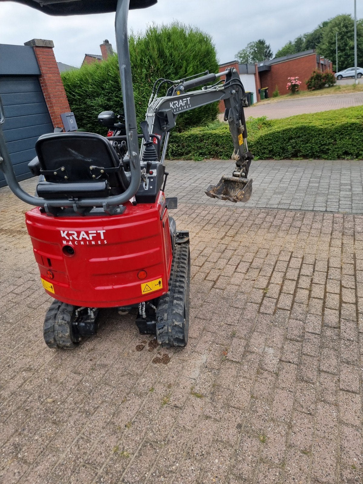 Mini-schop, Ophalen, Hydraulisch
