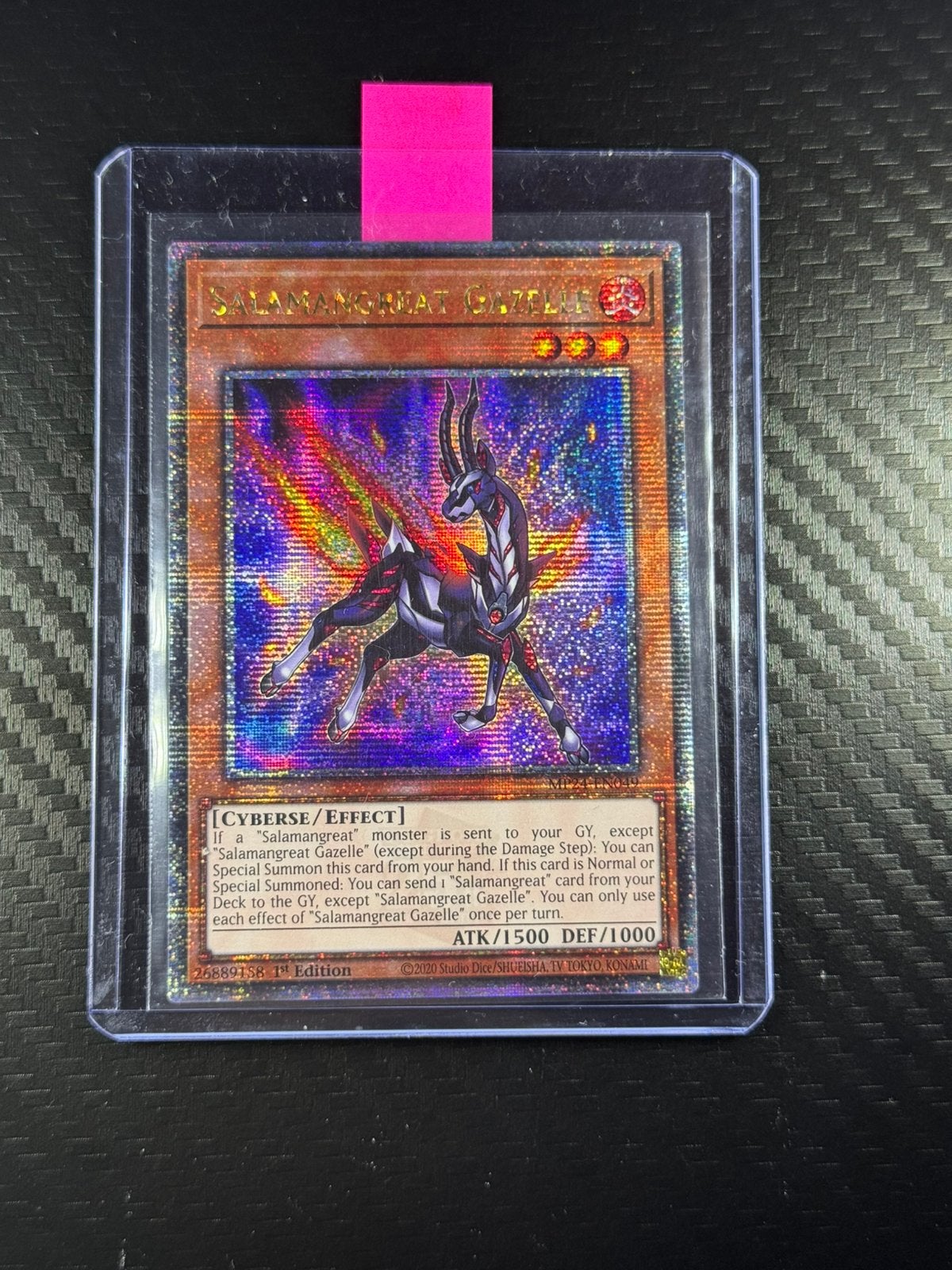 Gazelle de salamandre | Secret Rare | Holo | MP24-EN049, Envoi, Comme neuf, Cartes en vrac