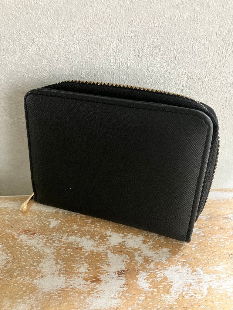 Zwarte portemonnee 13x9 Nieuw, Handtassen en Accessoires, Portemonnees, Ophalen of Verzenden, Nieuw, Zwart