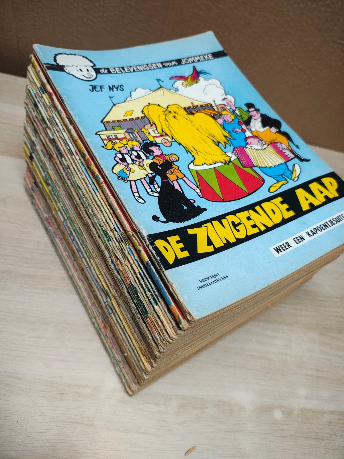 63 x oude Jommeke ongekleurde strips, Boeken, Meerdere stripboeken, Ophalen of Verzenden, Gelezen, Jef Nys.