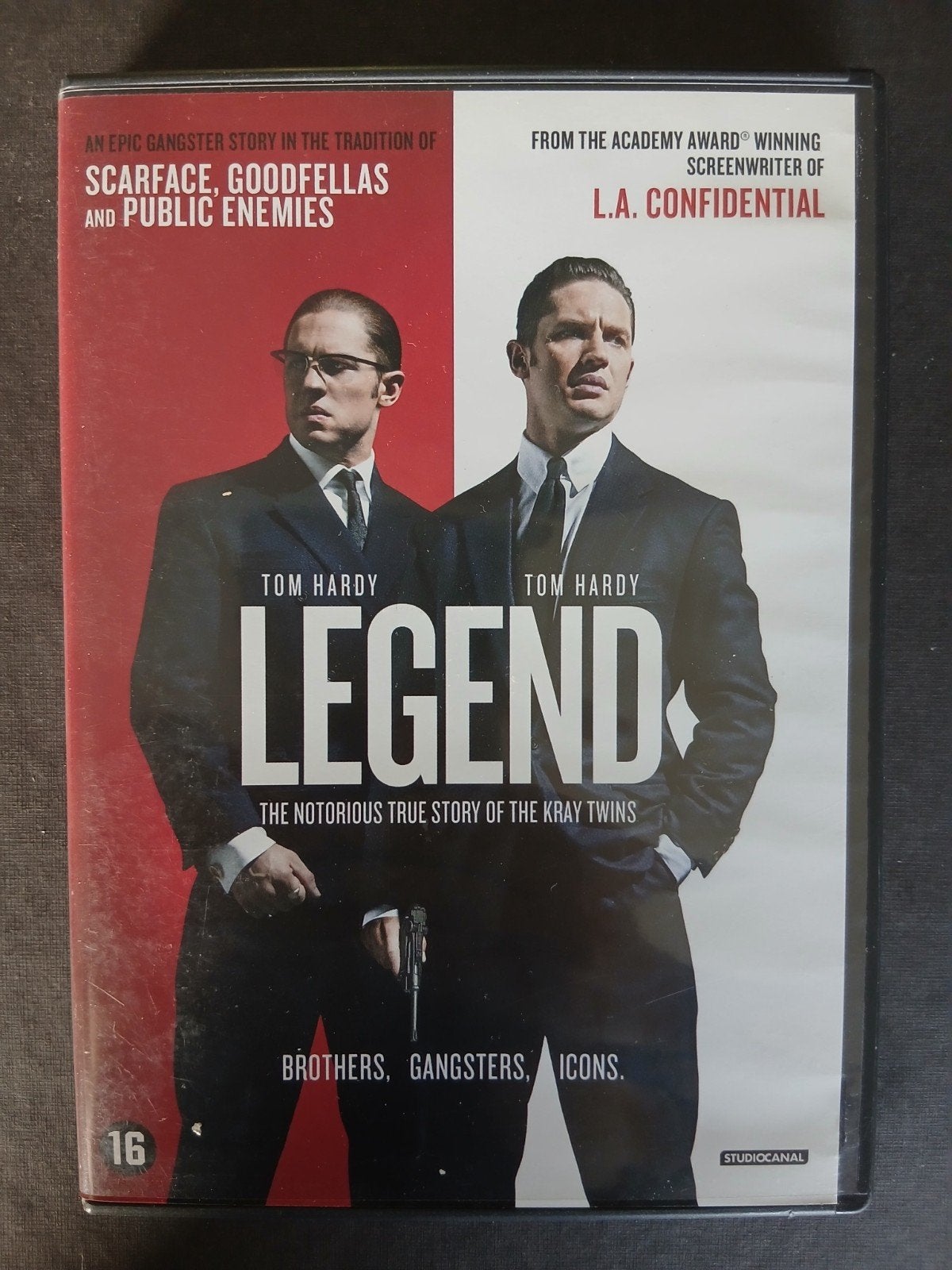 Légende (2015) Tom Hardy, Mafia et Policiers, Comme neuf, À partir de 16 ans, Anglais