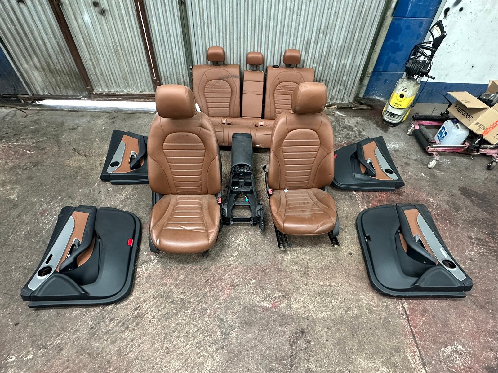 Mercdes glc interieur zetels compleet leder half elektrische, Enlèvement
