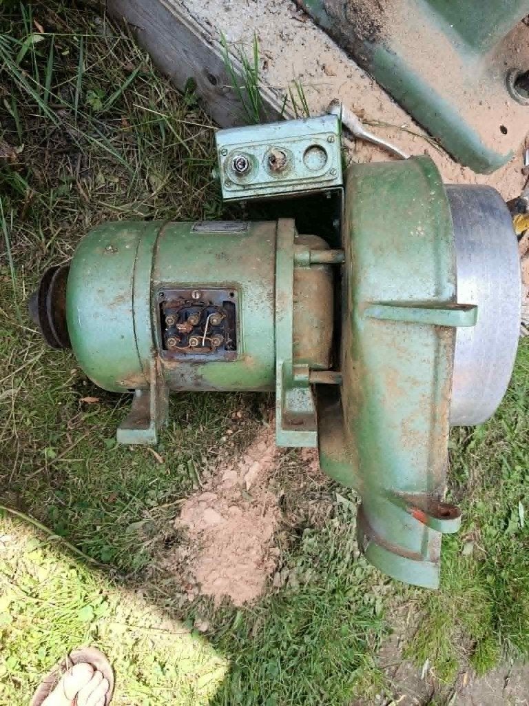 Elecrische motor 220/380V  3PK, Doe-het-zelf en Bouw, Ophalen, Gebruikt