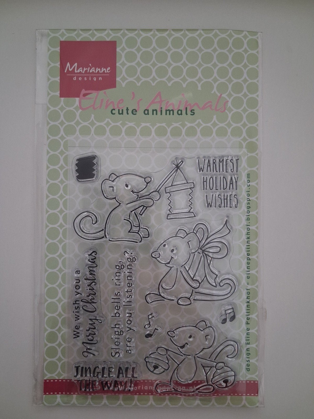 Stempelset - Marianne Design - Eline's Cute Animals, Hobby en Vrije tijd, Stempelen, Ophalen