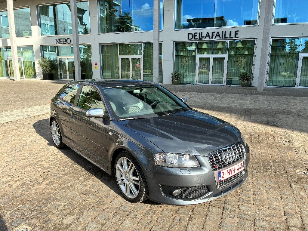 Audi S3 2.0 Turbo 16v FSI Quattro, Auto's, Audi, Zwart, 1984 cc, Leder en Stof, Vierwielaandrijving