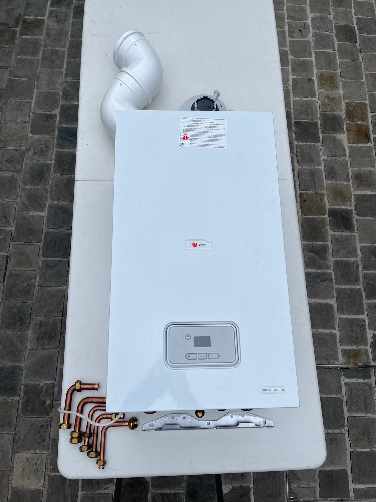 Bulex Thermomaster 25-30 + thermostaat Bulex Exacontrol E7C, Ophalen, Zo goed als nieuw