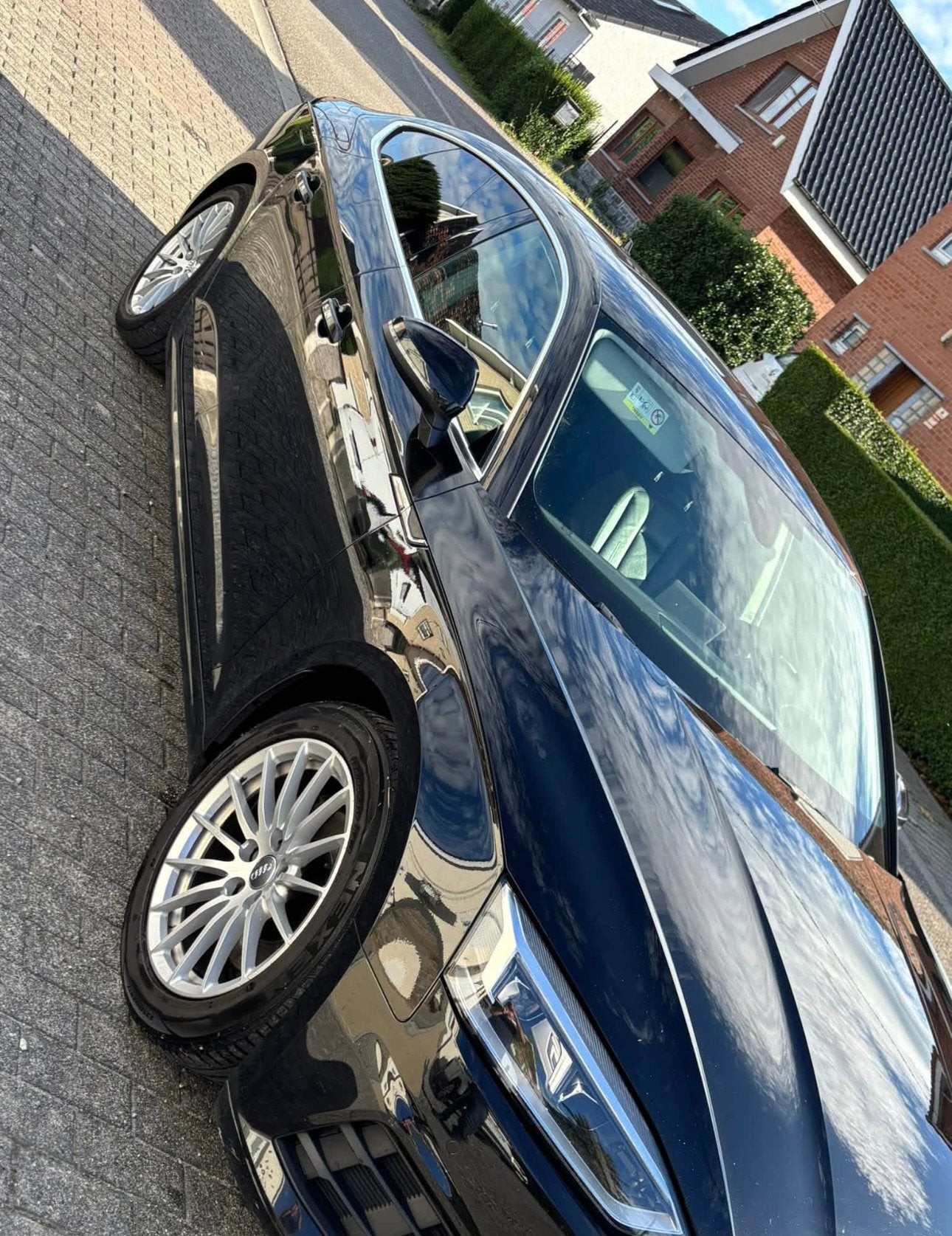 Audi A5 Sportback, Zwart, Zwart, Leder, Diesel