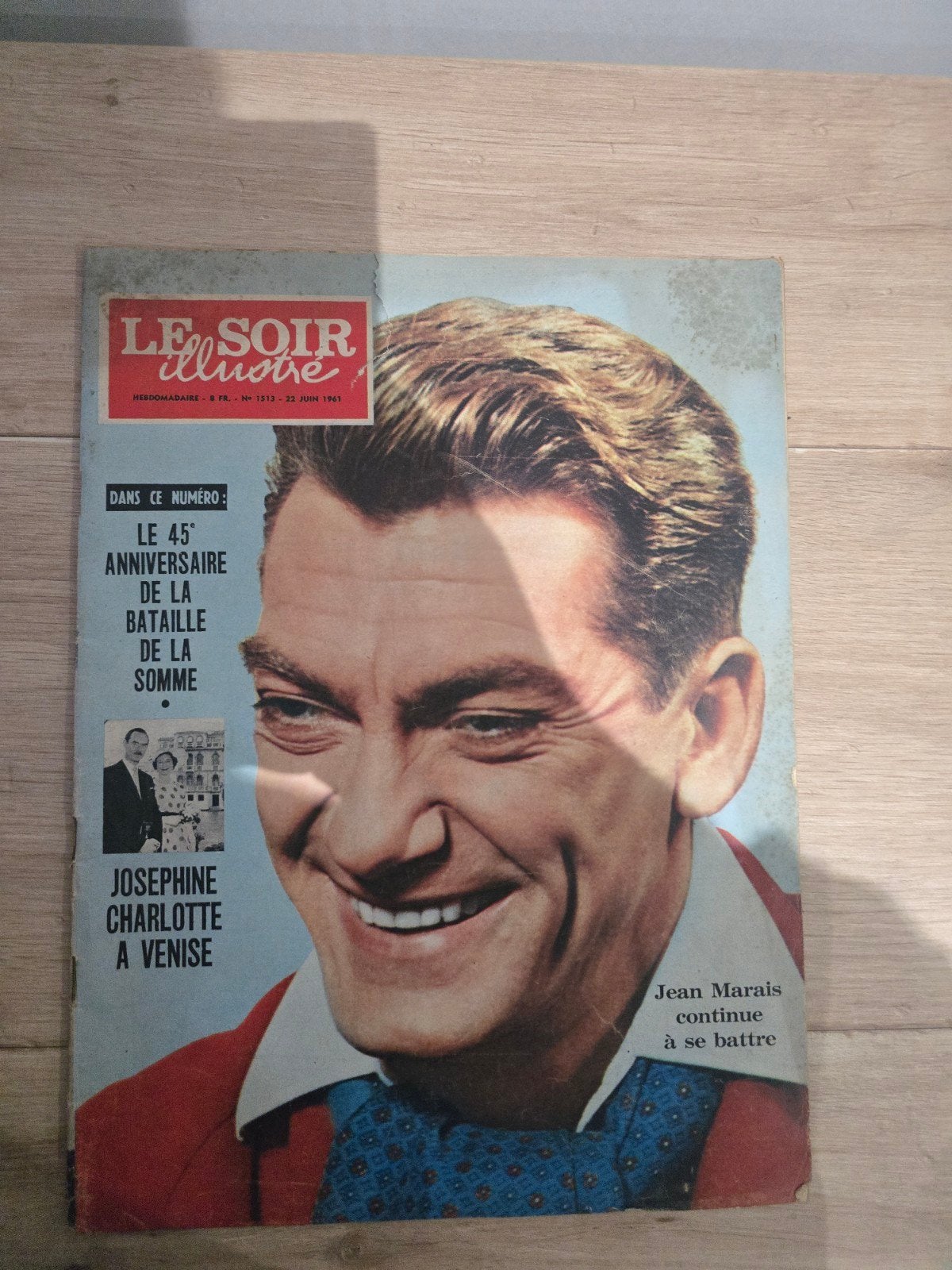 Le Soir Illustré n1513 – 22 juin 1961 – Jean Marais – Batai, Enlèvement ou Envoi