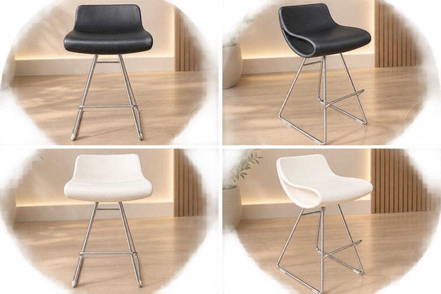 Momo design 2 chaises de qualité pour la table haute ou bar, Enlèvement, Comme neuf