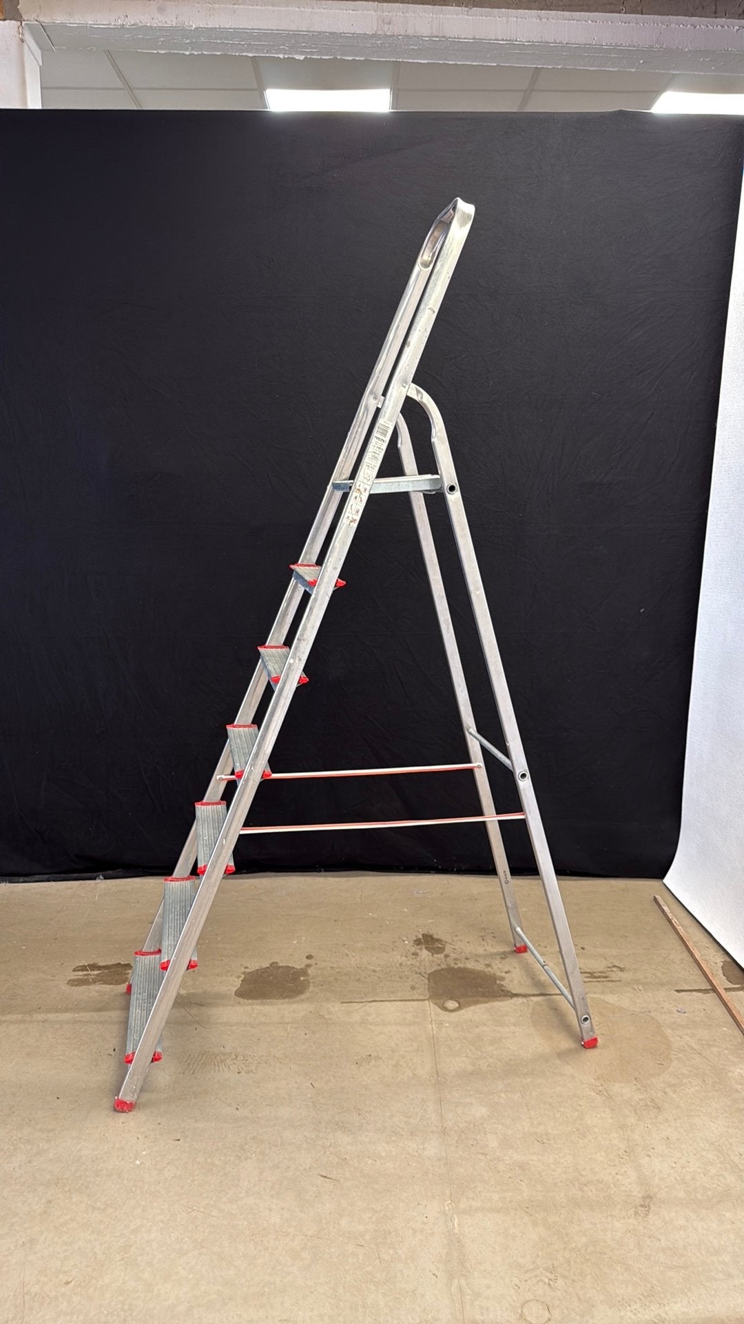 Ladder 7 treden Merelbeke, Doe-het-zelf en Bouw, Ophalen, Gebruikt, Ladder, 2 tot 4 meter