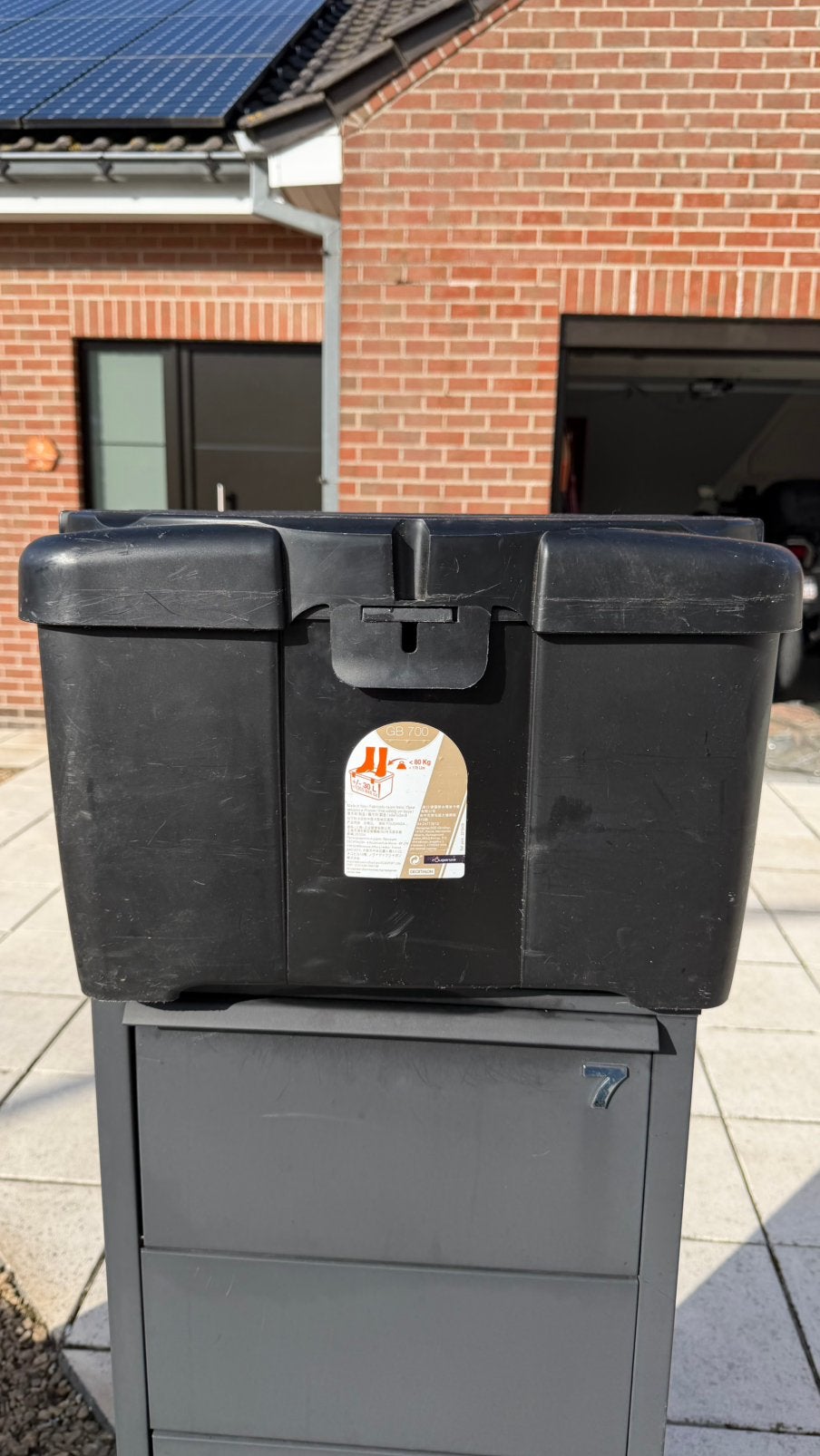 Grande boîte de nettoyage pour chevaux GB700 - noire - 30L, Fouganza, Enlèvement ou Envoi, Utilisé, Sac de pansage