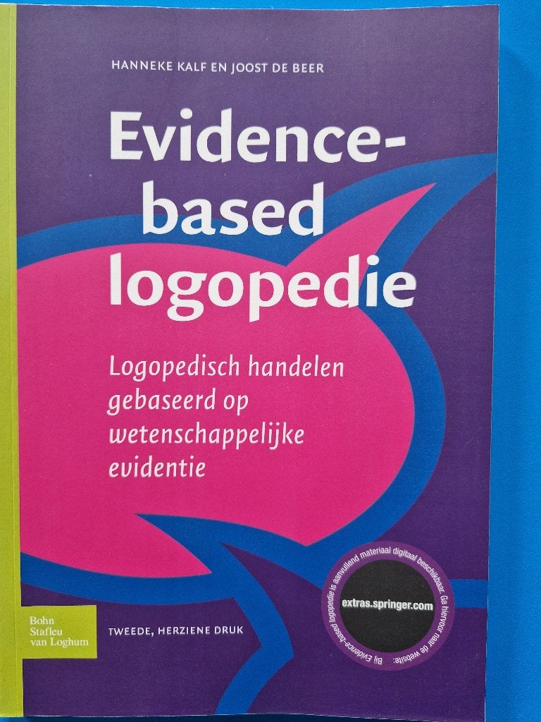 Evidence-based logopedie, Ophalen, Gelezen, Hogeschool