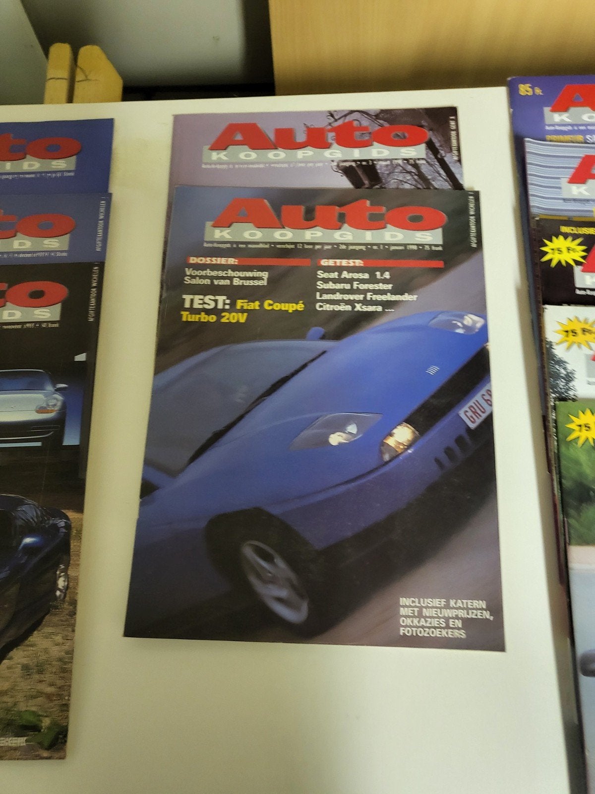 Autokoopgids tijdschrift, Boeken, Ophalen