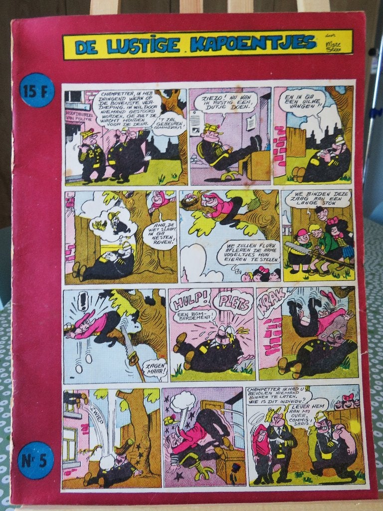 De lustige kapoentjes nr 5 uit 1960, Ophalen of Verzenden, Gelezen, Marc Sleen