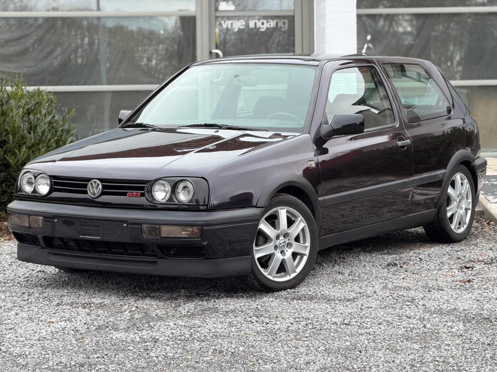 Volkswagen Golf 3 Gti 16V 150Pk Oldtimer|Recaro|Airco, Auto's, Voorwielaandrijving, Stof, Zwart, Overige kleuren