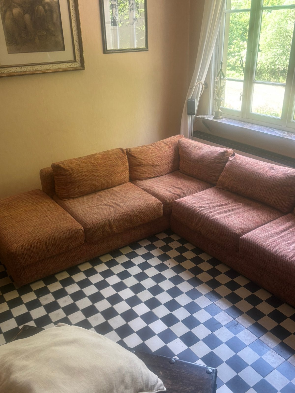 Toffe zetel OP TE HALEN IN VRESSE SUR SEMOIS, Ophalen, Gebruikt, Stof