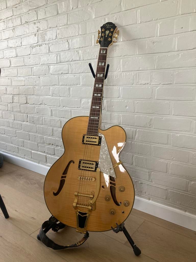 Michael Kelly Gretsch style jazzgitaar, Ophalen, Zo goed als nieuw