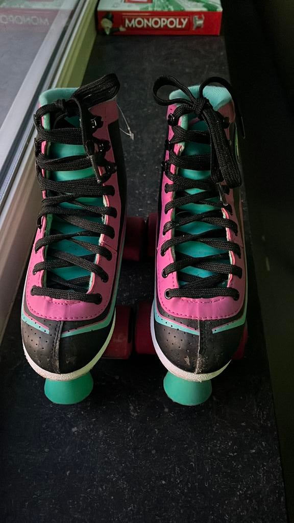 Rolschaatsen, Nijdam, maat 35, Sport en Fitness, Skeelers, Kinderen, Zo goed als nieuw, Inline skates 4 wielen, Ophalen