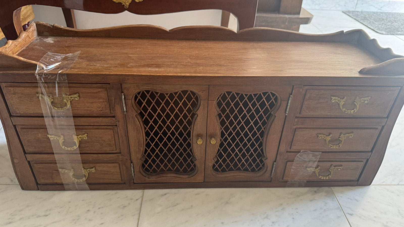 Petite armoire en bois 58x18x28 cm, Maison & Meubles, 25 à 50 cm, Moins de 100 cm, Comme neuf, Enlèvement