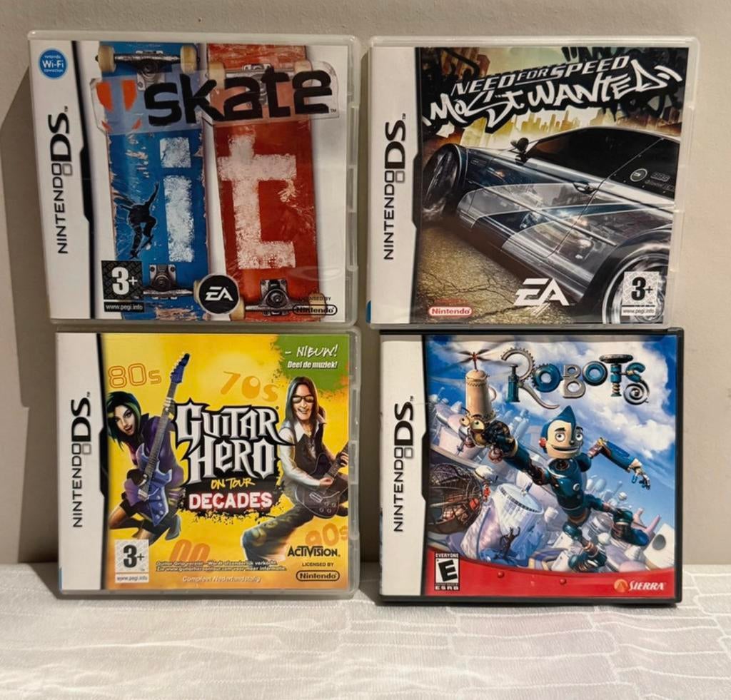 Nintendo DS Actie & Racing Bundle 4 Games, Games en Spelcomputers, Ophalen of Verzenden, Zo goed als nieuw, Avontuur en Actie