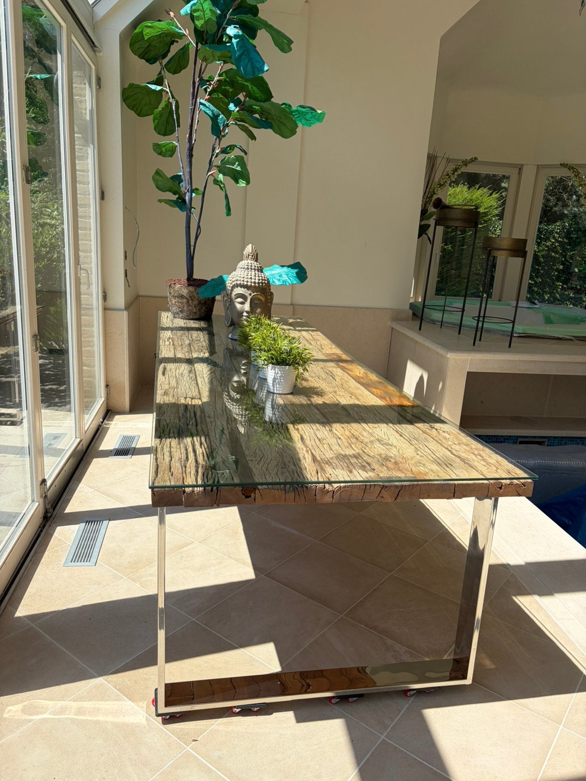 Exclusieve design eettafel Tekoop, Huis en Inrichting, Ophalen, Zo goed als nieuw