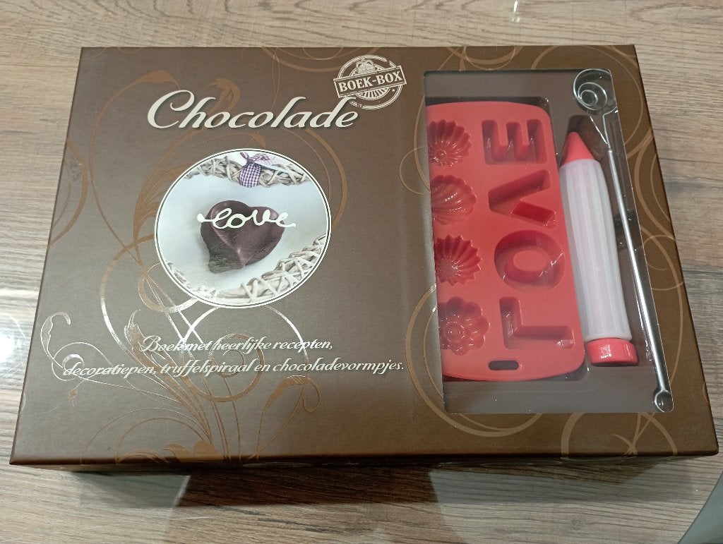 boekenbox chocolade NIEUW, Ophalen of Verzenden, Nieuw