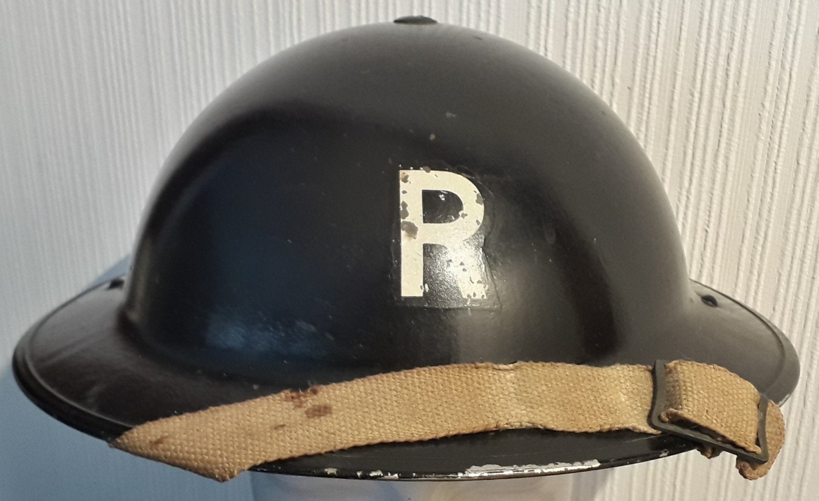 Casque anglais WW2 MKII 1938 armée militaire guerre, Ophalen of Verzenden