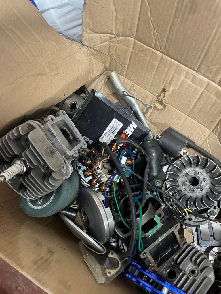 Onderdelen mbk booster, Ophalen