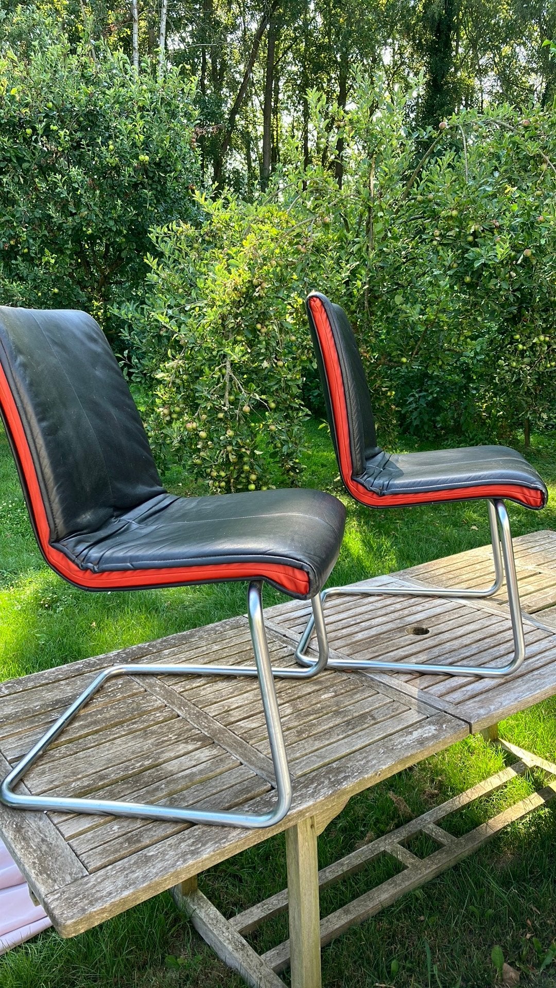 4 chaises design vintage Mauser, Antiquités & Art, Enlèvement