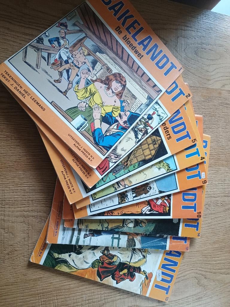 VEEL strips van Bakelandt, ook eerste druk, Enlèvement, Comme neuf
