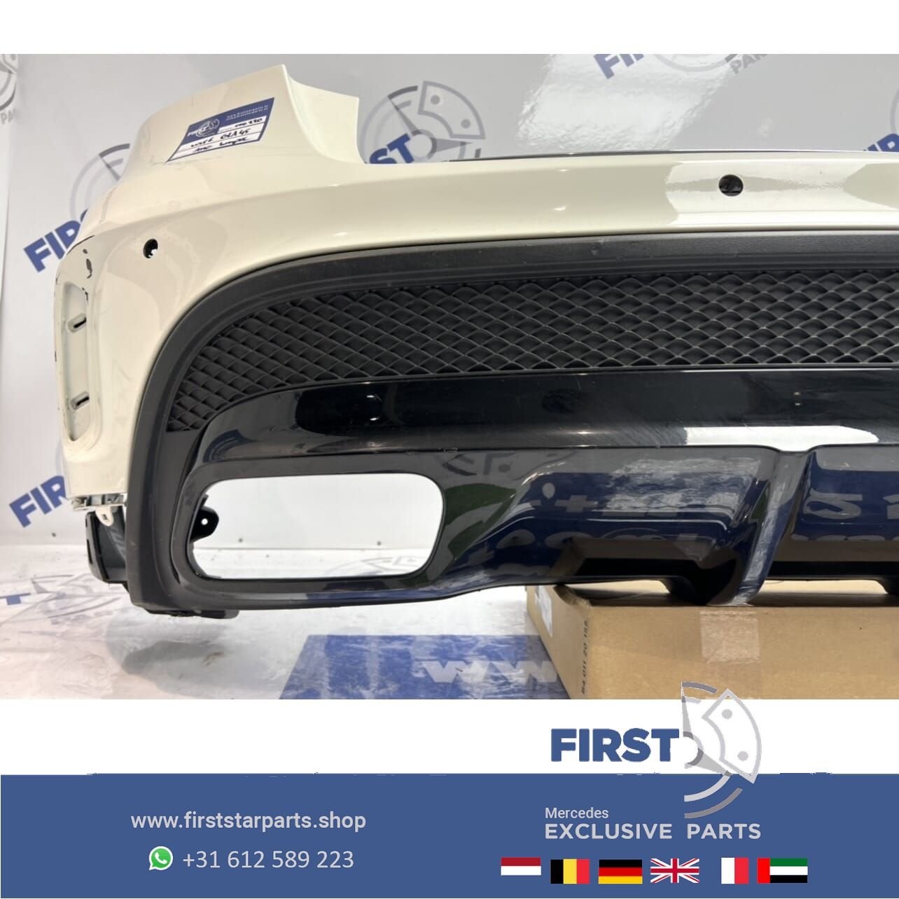 W156 X156 GLA45 AMG ACHTERBUMPER WIT Mercedes 2013-2018 GLA, Arrière, Utilisé, -, -