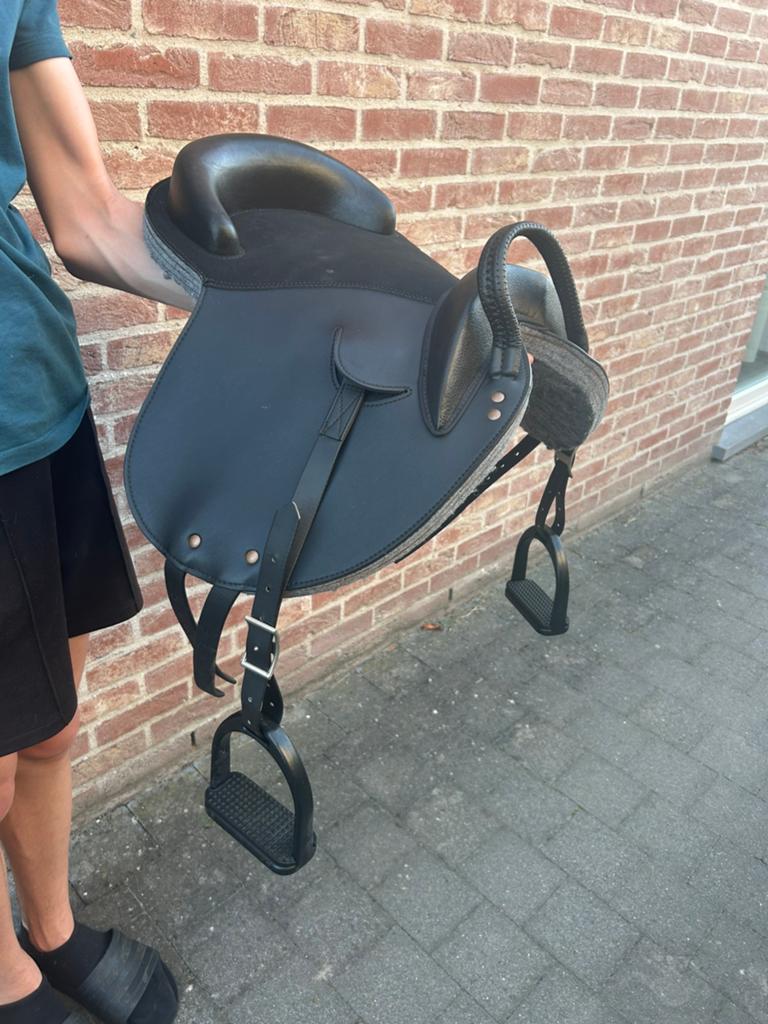 Shetlander zadel, Dieren en Toebehoren, Ophalen, Zo goed als nieuw