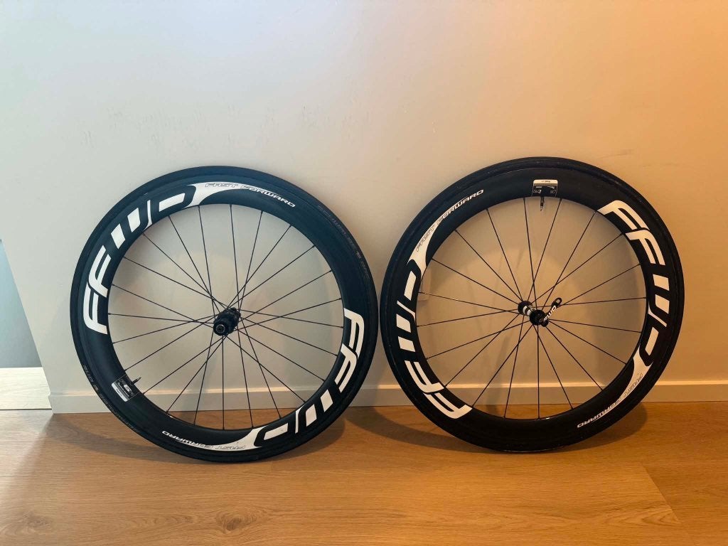 FFWD F6R 60mm Carbon Race Wielen, Fietsen en Brommers, Fietsonderdelen, Racefiets, Zo goed als nieuw, Carbon, Ffwd