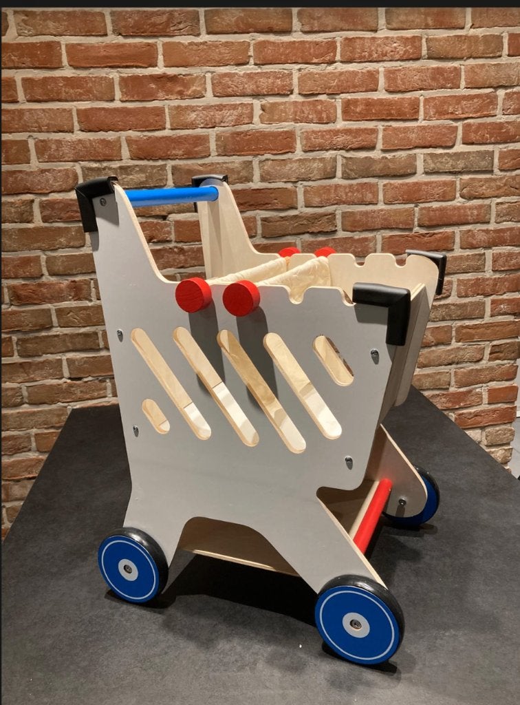 Nouveau chariot de courses en bois, Enfants & Bébés, Enlèvement ou Envoi, Neuf, Bois