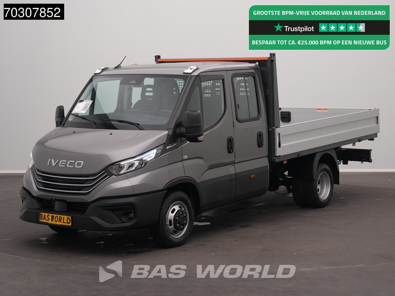 Iveco Daily 35C21 3.0L Automaat Dubbel Cabine Open Laadbak 2, Neuf, Argent ou Gris, Achat, Entreprise
