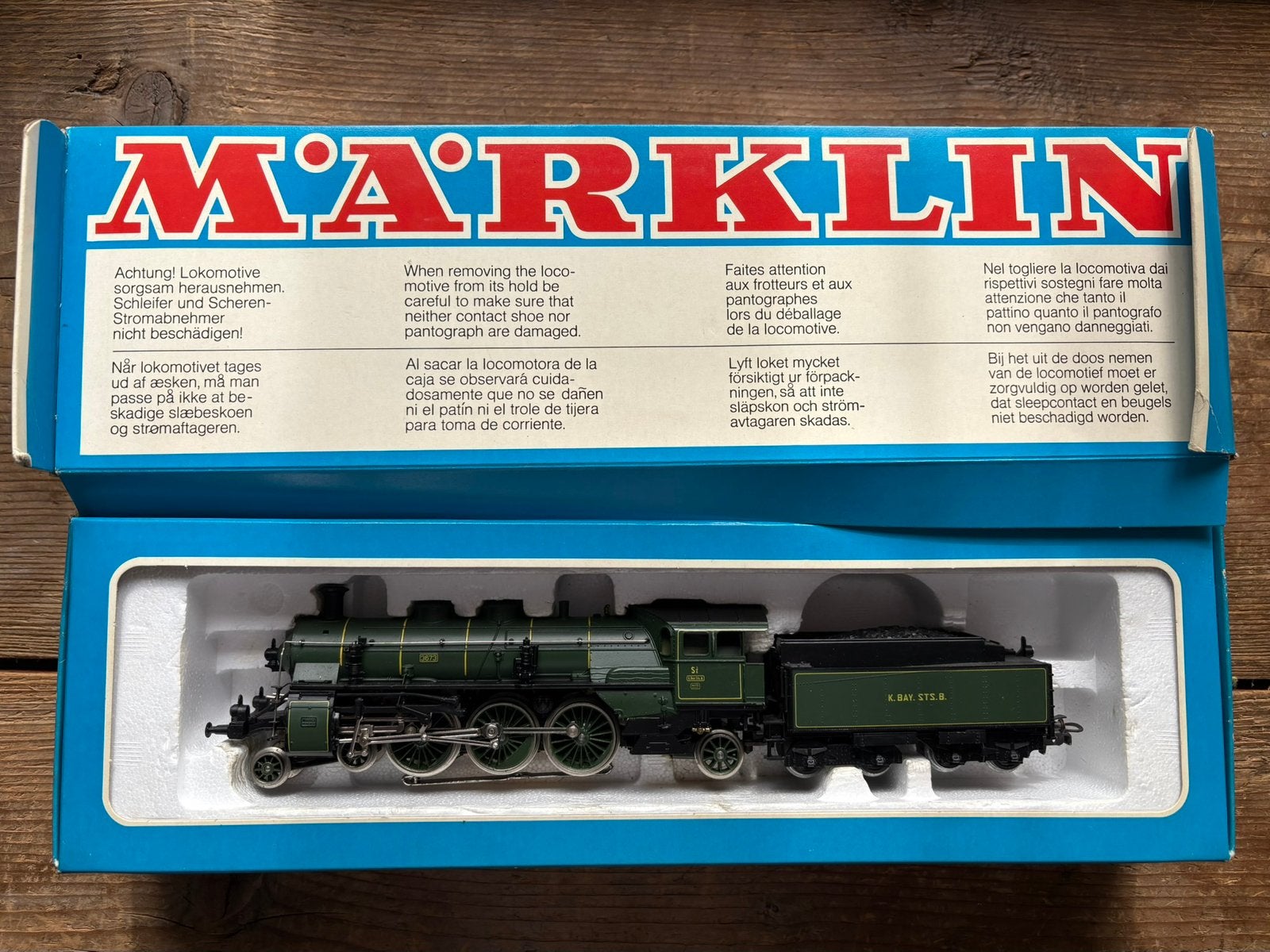 MARKLIN LOCOMOTIVE VAPEUR 3092 ANALOGIQUE IMPECCABLE BOITE, Enlèvement ou Envoi, Comme neuf, Locomotive, Analogique
